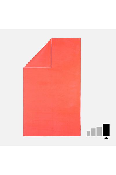 Decathlon Πετσέτα Nabaiji XL Orange Microfiber - 110x175 cm