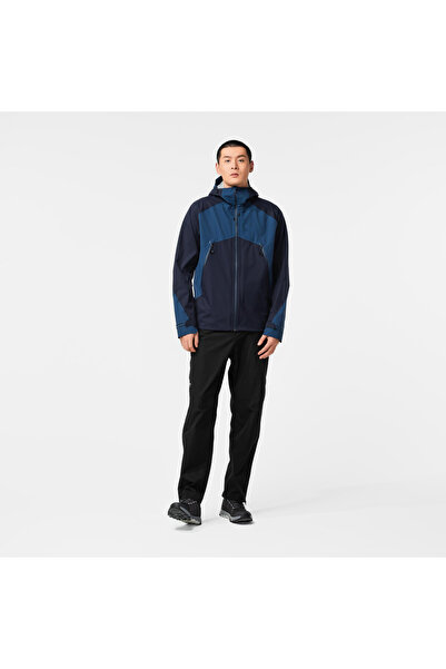 Decathlon Erkek Su Geçirmez Outdoor Yağmurluk - Üst Pantolon - Siyah - Mh500