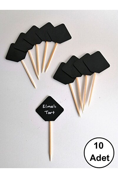 Şeffaf Etiket 10 قطع من ملصقات السبورة السوداء مع عصا قابلة للمسح، ملصق منتج ...