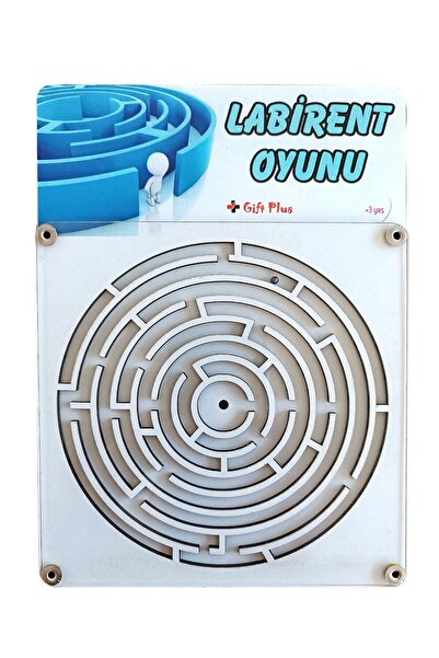gift plus Eğitici Oyuncak Labirent Denge Oyun Yuvarlak