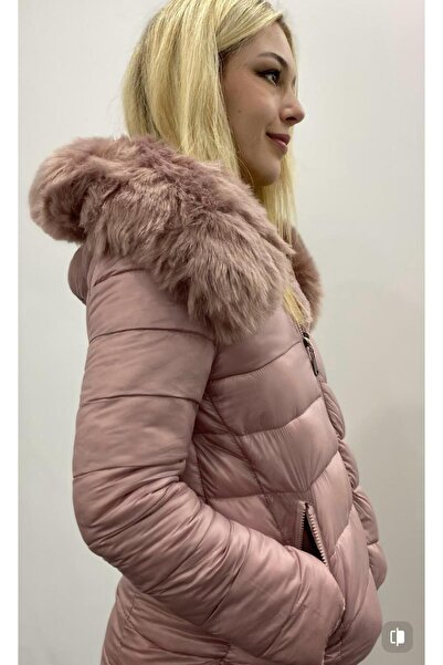 Bohemian Women's Italian Design Hooded Double Sided Long Sleeve Coat