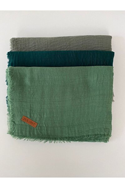 poloist 3 Adet Bürümcük Tülbent Eşarp