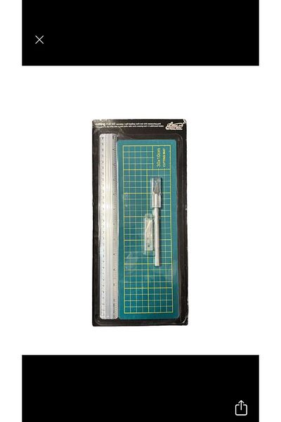 Bianyo Covoraș de tăiat 30*10cm+rădăcini de oțel 30cm+cretuar+rezervă Set de 3