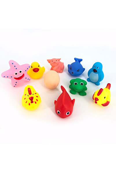 Bluoklight 5 adet Banyo oyuncağı sevimli hayvanlar