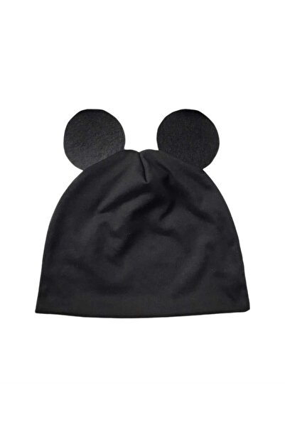 A Bunch Kulaklı bebek beresi,bebek şapkası,bebek beresi,penye bere,mickey bere