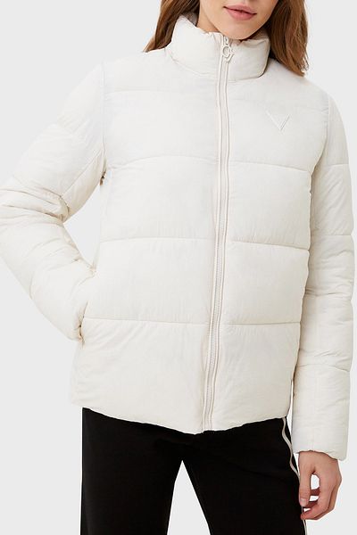 Guess white sales jacket women's