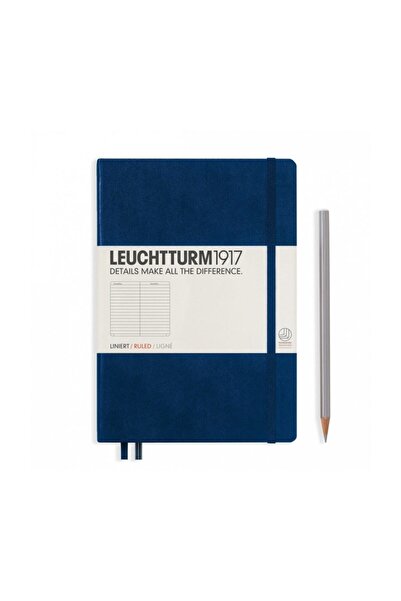Leuchtturm1917 Blocnotes format mediu (A5), copertă rigidă, 249 pagini numero...