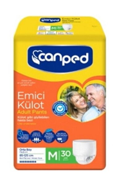 Canped Emici Külot Canped Hasta Bezi Medium 30'lu 85x125 Cm