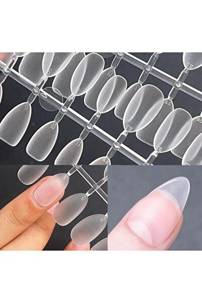 Monalisa Kadın 100'lü Takma Şeffaf Tırnak Seti