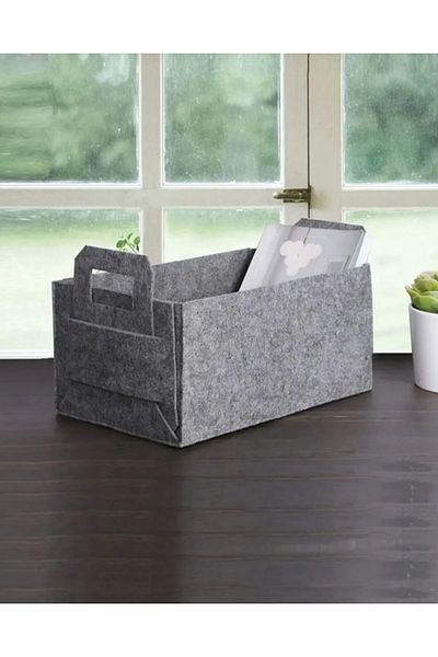 Self Power Multi-Purpose Thick Felt Organizer - Basket