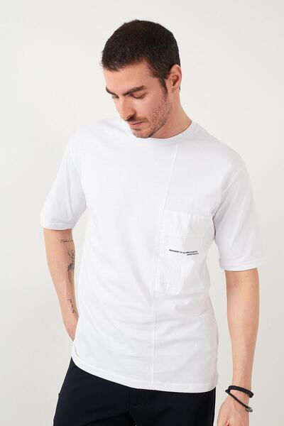 Buratti Ανδρικό μπλουζάκι Oversize Crew Neck 100% βαμβακερό μπλουζάκι 5721013