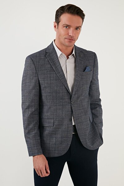 Buratti Regular Fit 6 Drop Single Slit Blazer Jacket Ανδρικό μπουφάν 216taziro