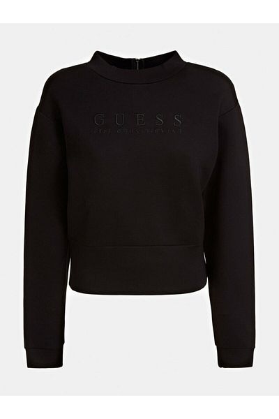 Guess Romina Damen Sweatshirt Schwarz