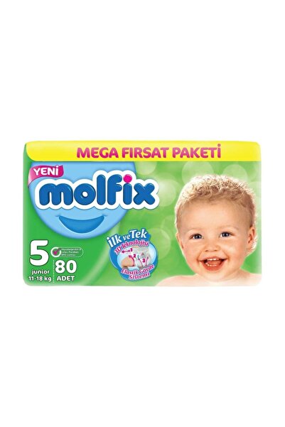 Molfix Bebek Bezi Ultra Fırsat Paketi Junior 5 Numara 78 Adet