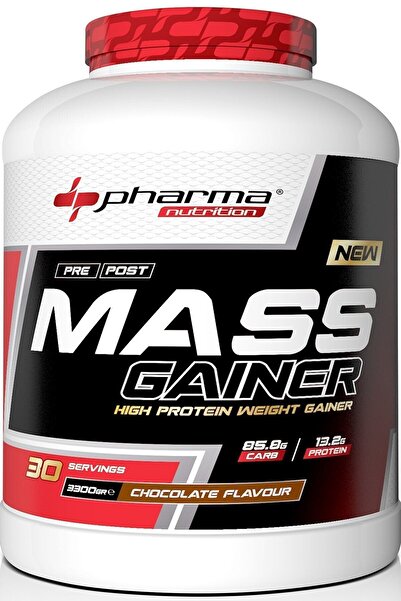 Pharma Nutrition Mass Gainer 3300 Gr Çikolata Aromalı Kilo Kas Karbonhidrat Tozu
