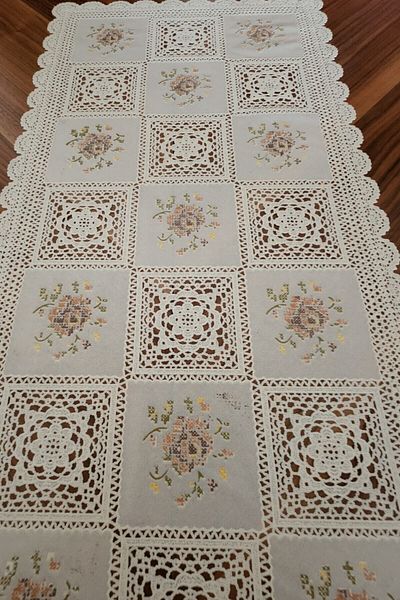 Başak Ev Tekstili 80cm x 40cm PVC Runner και Σερβίρισμα Τραπεζιού