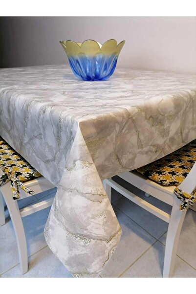 Başak Ev Tekstili Pânză uleioasă din PVC cu fibre - Față de masă ștergabilă c...