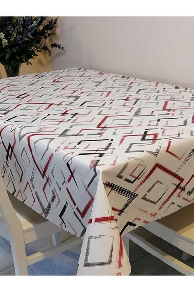 Başak Ev Tekstili CAPACĂ DE MASĂ ȘTERGĂTĂ PENTRU FIBRĂ Pânză uleioasă din PVC