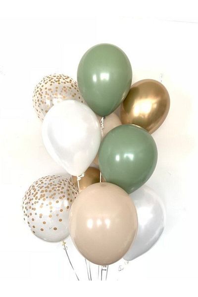 Ekin Süs Mold Green Balloon Set