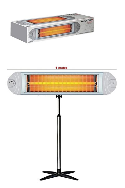 AWOX Ayaklı Soba- Ecotec 2500w Infrared Isıtıcı-beyaz