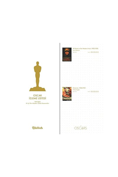 Mabbels Bi’ Film Önersene Oscar Defter