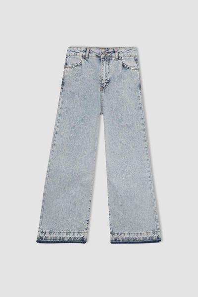 DeFacto Pantaloni cu picior lat pentru fete - B9818a824sp