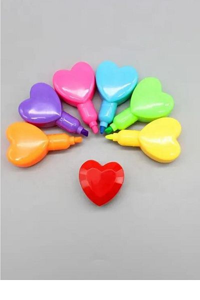 NaSaDAN Heart Shaped Boxed Highlighter 7 Colors