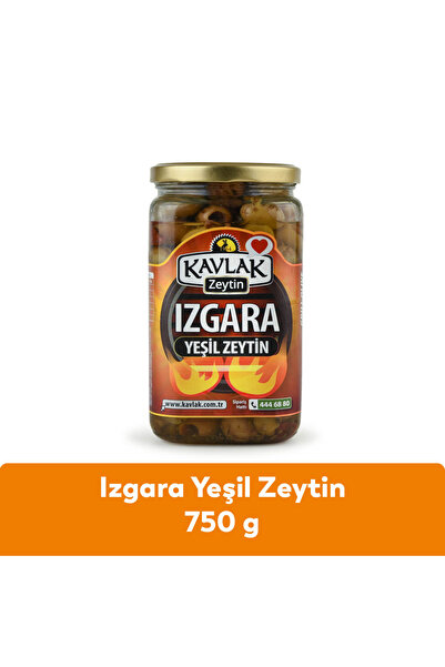Kavlak Zeytin Kavlak Izgara Yeşil Zeytin 750 gr Cam Kavanoz