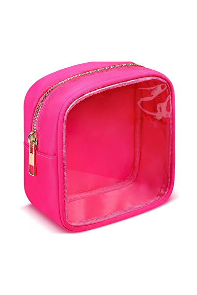 akcaglow Cilt Bakım Ve Şeffaf Makyaj Çantası