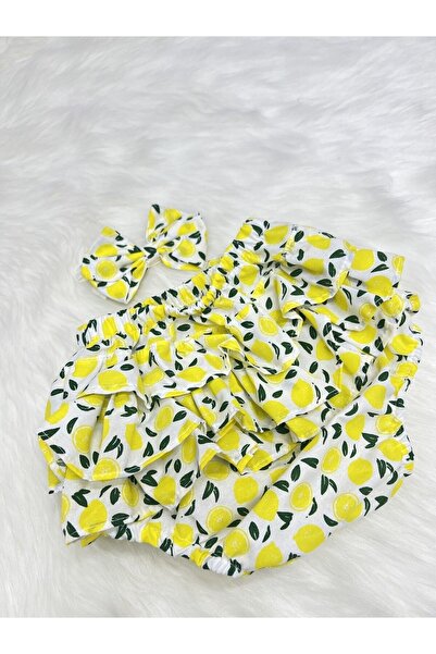 ŞAPKAKİDS LEMON FRILL SHORTS