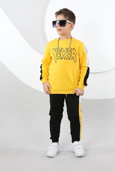 LUSANA 3866-3867 3-12 Years Never Printed 2-string Seasonal Men's Set - Boy's Tracksuit Set
