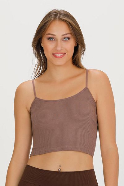 Sensu Γυναικείο Κοτλέ Σχοινί Σχοινί Crop Bustier - CROP120