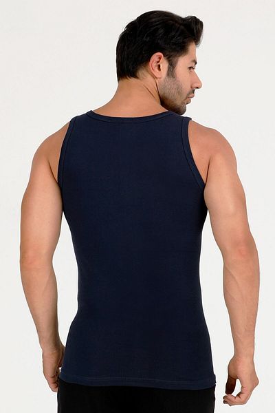 Sensu Ανδρικά εσώρουχα Navy Blue 2 Pack 100% Cotton - Eat7006