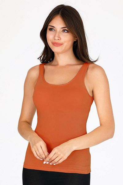 Sensu Thick Strap Cotton Lycra Women's Tank Top