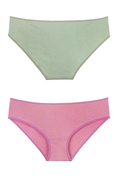 Sensu Kadın Fitilli 7'li Külot Set Karışık Renkler Kts3021