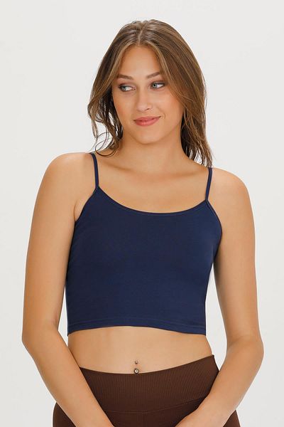 Sensu Dámský provazový popruh Cotton Crop Bustier - BST1015