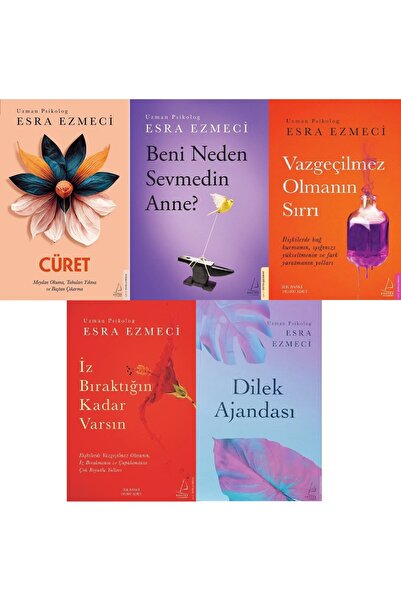 Destek Yayınları Esra Ezmeci Son 4 Kitap + Dilek Ajandası Set /Cüret+Beni Ned...