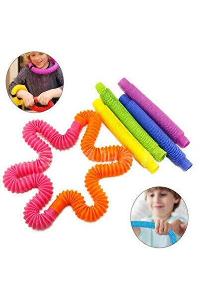 Alışverişhanem Pop Tubes Anti Stres Duyusal Oyuncak Eğlence Borusu Bubble Fid...