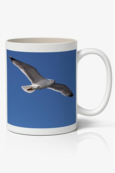 Nostaljik Lezzetler كوب قهوة مطبوع عليه النورس - 2