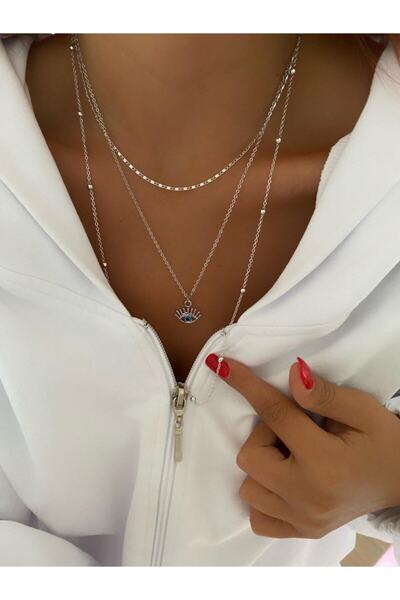Everglow Jewelry Göz Üçlü Kolye