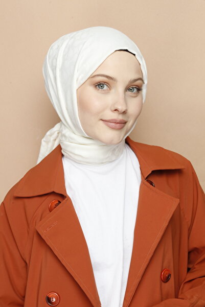 VALORSCARF İNCİ BEYAZI BLOOM DESEN ŞAL