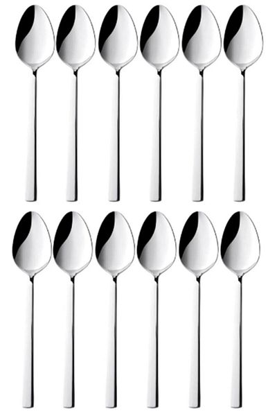 Hilamingo Home 12 Pieces Stainless Steel Luxury Teaspoon Set Stick