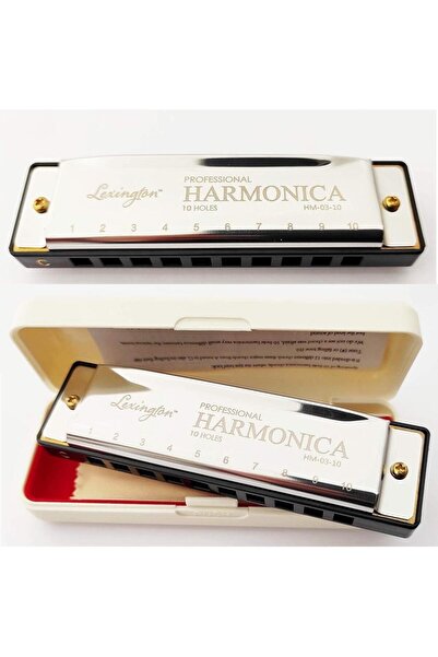 Müzikal Dükkan Lexington 10 Delikli Mızıka Professional Harmonica Do (c)