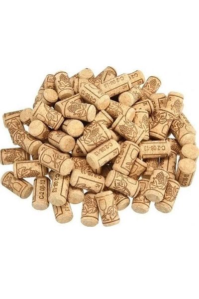 AYMAGNET 500 Bottle CorkNatural Cork StopperJar Bottle And Oil Pot Cork Size Diameter: 23.5mm Length: 38mm