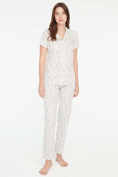 Mod Collection - Set de pijamale bej Melange pentru damă