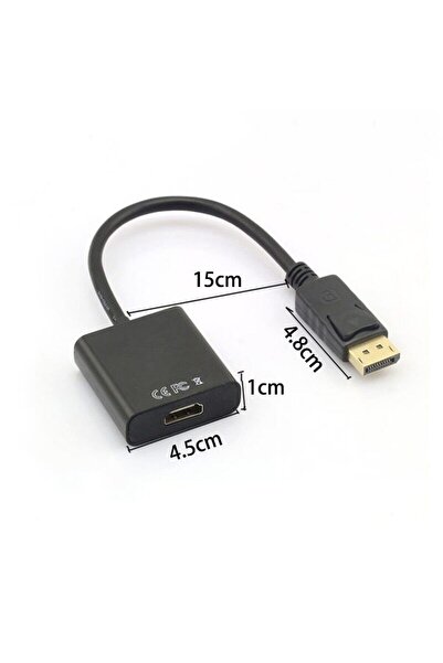 CODEGEN Cdg-cnv36 0.15metre Dp-hdmı Görüntü Adaptörü Siyah
