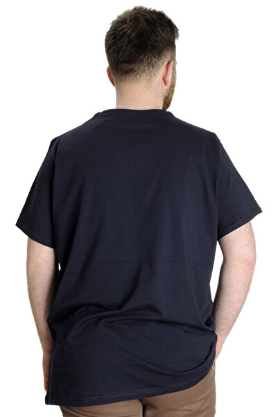 ModeXL Mode Xl Великий розмір Чоловіча футболка Nespect 23131 Синя