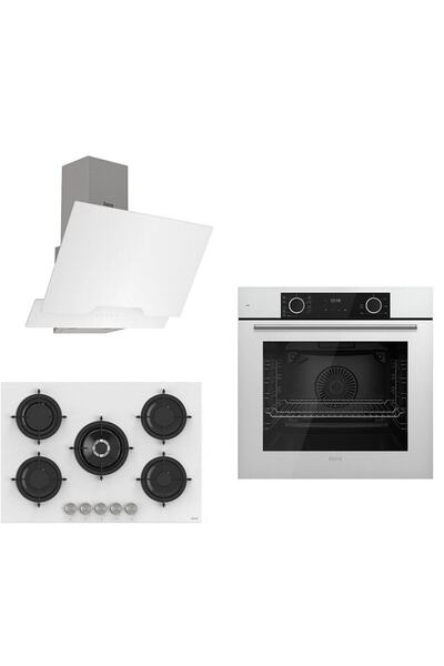 Ferre Fryart Rs Serisi Beyaz Ankastre Cam Set (d064 + Rs036 + Xe63cb)