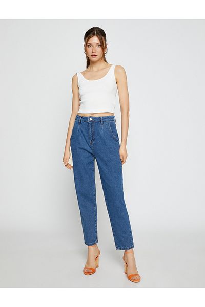 Koton Jeans Casual Cut High Waist - Slouchy Jean