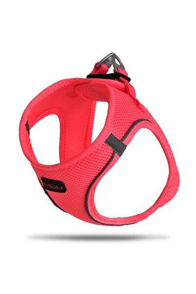 Pet Tag Art طوق صدر باللون الوردي النيون من Airmesh